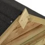 Casa de perros de jardín tejado abierto madera pino impregnada de vidaXL, Casetas para perros - Ref: Foro24-45151, Precio: 22...