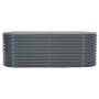 Arriate de acero galvanizado gris 240x80x81 cm de vidaXL, Maceteros y jardineras - Ref: Foro24-45523, Precio: 178,12 €, Descu...