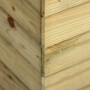 Casa de perros de jardín tejado abierto madera pino impregnada de vidaXL, Casetas para perros - Ref: Foro24-45151, Precio: 20...