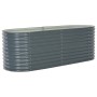 Arriate de acero galvanizado gris 240x80x81 cm de vidaXL, Maceteros y jardineras - Ref: Foro24-45523, Precio: 178,12 €, Descu...