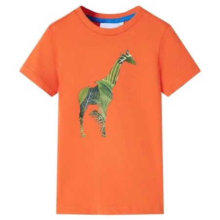 Camiseta infantil naranja 104 de , Camisetas para niños - Ref: Foro24-12270, Precio: 8,06 €, Descuento: %