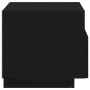 Mesita de noche con luces LED negro 40x39x37 cm de , Mesitas de noche - Ref: Foro24-836800, Precio: 58,33 €, Descuento: %