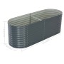 Arriate de acero galvanizado gris 240x80x81 cm de vidaXL, Maceteros y jardineras - Ref: Foro24-45523, Precio: 178,12 €, Descu...