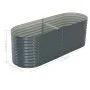 Arriate de acero galvanizado gris 240x80x81 cm de vidaXL, Maceteros y jardineras - Ref: Foro24-45523, Precio: 205,01 €, Descu...