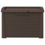 Caja de almacenaje para jardín PP marrón 125 L de , Cajas de almacenaje para exteriores - Ref: Foro24-364210, Precio: 87,95 €...