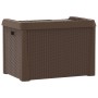Caja de almacenaje para jardín PP marrón 125 L de , Cajas de almacenaje para exteriores - Ref: Foro24-364210, Precio: 87,95 €...