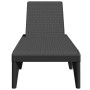 Tumbona de PP gris antracita 186x60x29 cm de , Tumbonas - Ref: Foro24-364219, Precio: 101,05 €, Descuento: %