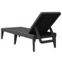 Tumbona de PP gris antracita 186x60x29 cm de , Tumbonas - Ref: Foro24-364219, Precio: 101,05 €, Descuento: %