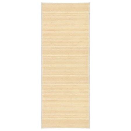 Alfombra de bambú color natural 80x200 cm de vidaXL, Alfombras - Ref: Foro24-247198, Precio: 38,16 €, Descuento: %
