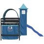 Cama alta para niños con torre madera pino azul 90x190 cm de , Camas y somieres - Ref: Foro24-3207115, Precio: 310,50 €, Desc...