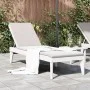 Tumbona de PP blanco 186x60x29 cm de , Tumbonas - Ref: Foro24-364215, Precio: 119,29 €, Descuento: %