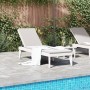 Tumbona de PP blanco 186x60x29 cm de , Tumbonas - Ref: Foro24-364215, Precio: 110,10 €, Descuento: %