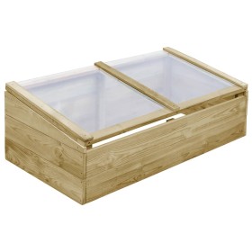 Invernadero de madera de pino impregnada 100x50x35 cm de vidaXL, Invernaderos - Ref: Foro24-45304, Precio: 82,13 €, Descuento: %