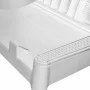Tumbona con cojín PP blanco 186x60x29 cm de , Tumbonas - Ref: Foro24-364222, Precio: 124,00 €, Descuento: %