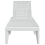 Tumbona de PP blanco 186x60x29 cm de , Tumbonas - Ref: Foro24-364220, Precio: 84,49 €, Descuento: %