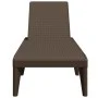 Tumbona de PP marrón 186x60x29 cm de , Tumbonas - Ref: Foro24-364217, Precio: 97,67 €, Descuento: %