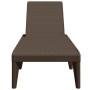 Tumbona de PP marrón 186x60x29 cm de , Tumbonas - Ref: Foro24-364217, Precio: 103,68 €, Descuento: %