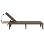 Tumbona de PP marrón 186x60x29 cm de , Tumbonas - Ref: Foro24-364217, Precio: 97,67 €, Descuento: %