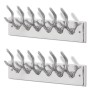 Percheros 2 unidades aluminio plateado de , Percheros para sombreros y abrigos - Ref: Foro24-278752, Precio: 76,88 €, Descuen...