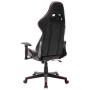 Silla de gaming de cuero sintético negro y rojo tinto en Sillas gaming | Comprar online en Foru.es