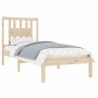 Estructura de cama madera maciza 90x190 cm de , Camas y somieres - Ref: Foro24-3104028, Precio: 84,29 €, Descuento: %