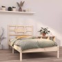 Estructura de cama madera maciza 90x190 cm de , Camas y somieres - Ref: Foro24-3105630, Precio: 84,86 €, Descuento: %