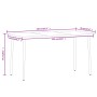 Juego de comedor de jardín 5 piezas negro de , Conjuntos de jardín - Ref: Foro24-3099181, Precio: 551,06 €, Descuento: %