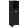 Juego de muebles de baño 4 piezas madera ingeniería negro de , Muebles de baño - Ref: Foro24-3056881, Precio: 182,35 €, Descu...