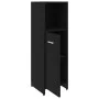 Juego de muebles de baño 4 piezas madera ingeniería negro de , Muebles de baño - Ref: Foro24-3056881, Precio: 182,35 €, Descu...