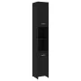 Juego de muebles de baño 4 piezas madera ingeniería negro de , Muebles de baño - Ref: Foro24-3056881, Precio: 182,35 €, Descu...