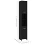 Juego de muebles de baño 4 piezas madera ingeniería negro de , Muebles de baño - Ref: Foro24-3056881, Precio: 182,35 €, Descu...
