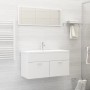Juego de muebles de baño madera de ingeniería blanco de , Muebles de baño - Ref: Foro24-3070883, Precio: 247,15 €, Descuento: %