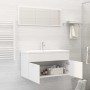 Juego de muebles de baño madera de ingeniería blanco de , Muebles de baño - Ref: Foro24-3070883, Precio: 247,15 €, Descuento: %