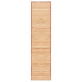 Alfombra de bambú marrón 80x300 cm de vidaXL, Alfombras - Ref: Foro24-247206, Precio: 46,36 €, Descuento: %