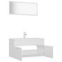 Juego de muebles de baño madera de ingeniería blanco de , Muebles de baño - Ref: Foro24-3070883, Precio: 247,15 €, Descuento: %