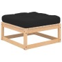 Juego de muebles de jardín 5 pzas y cojines madera maciza pino de , Conjuntos de jardín - Ref: Foro24-3083775, Precio: 358,41...