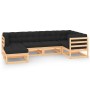 Juego de muebles de jardín 6 pzas y cojines madera maciza pino de , Conjuntos de jardín - Ref: Foro24-3083812, Precio: 493,26...