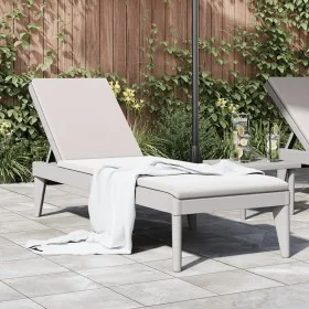 Tumbona de PP gris 186x60x29 cm de , Tumbonas - Ref: Foro24-364218, Precio: 92,89 €, Descuento: %