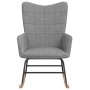 Silla mecedora de tela gris claro de , Mecedoras - Ref: Foro24-328007, Precio: 105,94 €, Descuento: %