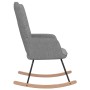 Silla mecedora de tela gris claro de , Mecedoras - Ref: Foro24-328007, Precio: 105,94 €, Descuento: %