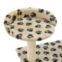 Rascador para gatos con poste de sisal 95 cm huellas beige de vidaXL, Mobiliario para gatos - Ref: Foro24-170515, Precio: 57,...