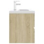 Mueble con lavabo madera de ingeniería roble Sonoma de , Tocadores de baño - Ref: Foro24-3071651, Precio: 295,98 €, Descuento: %
