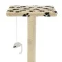 Rascador para gatos con poste de sisal 95 cm huellas beige de vidaXL, Mobiliario para gatos - Ref: Foro24-170515, Precio: 57,...