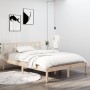 Estructura de cama de madera maciza 140x200 cm de , Camas y somieres - Ref: Foro24-3105405, Precio: 115,35 €, Descuento: %