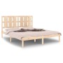 Estructura de cama de madera maciza de pino 160x200 cm de , Camas y somieres - Ref: Foro24-3105610, Precio: 137,18 €, Descuen...