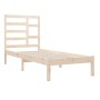 Estructura de cama madera maciza 90x190 cm de , Camas y somieres - Ref: Foro24-3105760, Precio: 83,39 €, Descuento: %