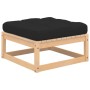 Juego de muebles de jardín 4 pzas y cojines madera maciza pino de , Conjuntos de jardín - Ref: Foro24-3083774, Precio: 330,11...