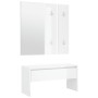 Set de muebles de recibidor madera contrachapada blanco brillo de , Armarios roperos - Ref: Foro24-3082050, Precio: 128,08 €,...