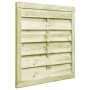 Puerta de valla madera de pino impregnada verde 100x100 cm de vidaXL, Puertas de jardín - Ref: Foro24-45315, Precio: 49,09 €,...