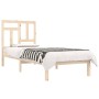 Estructura de cama madera maciza de pino 90x190 cm de , Camas y somieres - Ref: Foro24-3104508, Precio: 81,89 €, Descuento: %